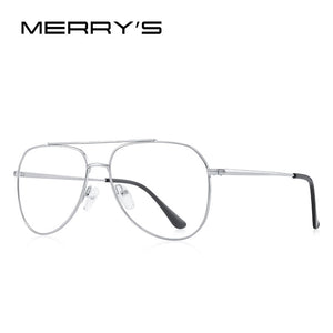 MERRYS DESIGN Montatura per occhiali da pilota classici per uomo donna Miopia montature per occhiali da vista occhiali da vista S2689 