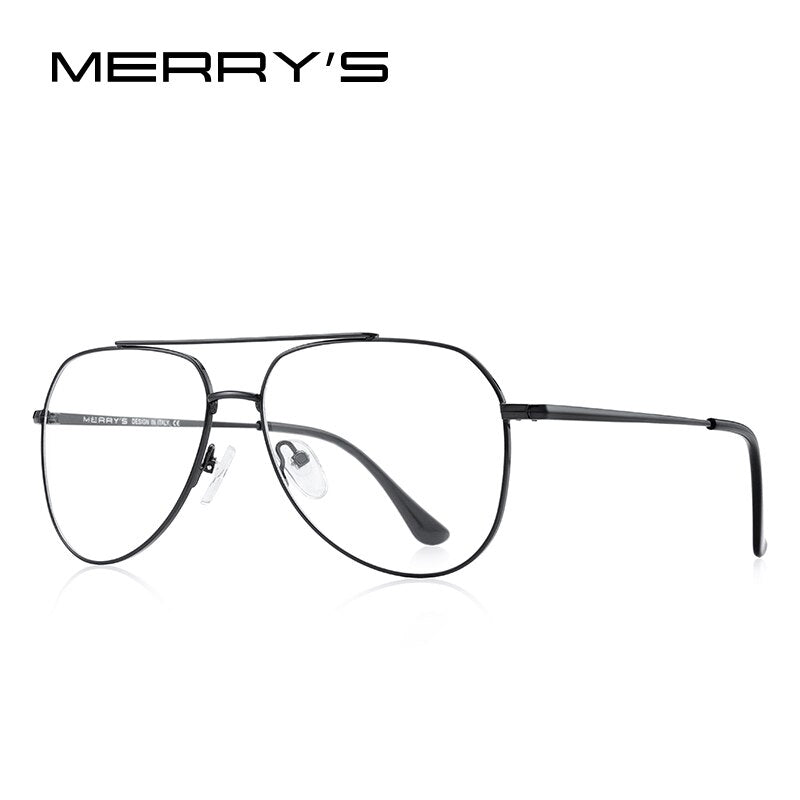 MERRYS DESIGN Montatura per occhiali da pilota classici per uomo donna Miopia montature per occhiali da vista occhiali da vista S2689 