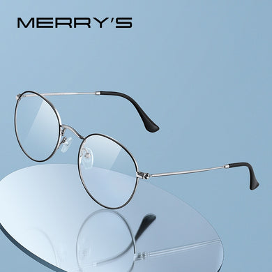 MERRYS DESIGN Classic Round Glasses Frame For Men Women Myopia Prescription Glasses Frames Optical Eyewear S2547