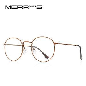 MERRYS DESIGN Classic Round Glasses Frame For Men Women Myopia Prescription Glasses Frames Optical Eyewear S2547