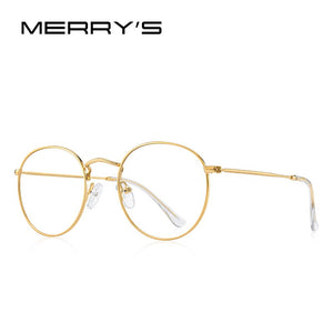 MERRYS DESIGN Classic Round Glasses Frame For Men Women Myopia Prescription Glasses Frames Optical Eyewear S2547