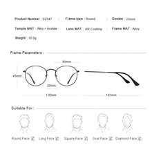 Carica l&#39;immagine nel visualizzatore di Gallery, MERRYS DESIGN Classic Round Glasses Frame For Men Women Myopia Prescription Glasses Frames Optical Eyewear S2547