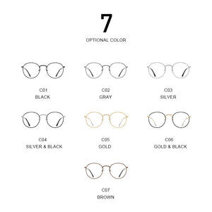 MERRYS DESIGN Classic Round Glasses Frame For Men Women Myopia Prescription Glasses Frames Optical Eyewear S2547