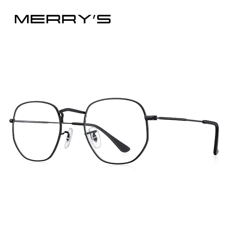 MERRYS DESIGN Montature per occhiali quadrati classici per uomo donna Occhiali da vista miopia ultraleggeri S8812