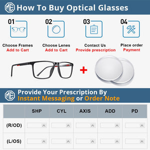 MERRYS DESIGN Classice Men Glasses Frames TR90 Eyewear Optics Frame Prescription Glasses Frames Optical Eyewear S2915