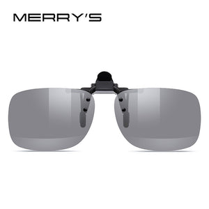 MERRYS DESIGN Clip On Glasses Frame Clips Day Night Vision Clip Glasses UV400 Polarized Fishing Driving Sunglasses P0088