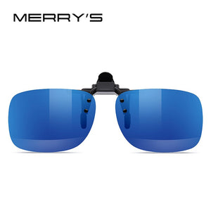 MERRYS DESIGN Clip On Glasses Frame Clips Day Night Vision Clip Glasses UV400 Polarized Fishing Driving Sunglasses P0088