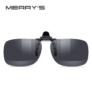 MERRYS DESIGN Clip On Glasses Frame Clips Day Night Vision Clip Glasses UV400 Polarized Fishing Driving Sunglasses P0088