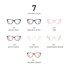 Load image into Gallery viewer, MERRYS DESIGN Girl Blue Ray Light Blocking Acetate Glasses Frames Kids Cat Eye Eyewear Children Optical Eyeglasses S7806FLG