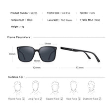 Carica l&#39;immagine nel visualizzatore di Gallery, MERRYS DESIGN Girls Cat Eye Polarized Sunglasses Kids Sunglasses Girls Polarized TR90 Frames UV400 Protection S7225