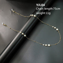 Load image into Gallery viewer, MERRYS DESIGN Glasses Chain For Women Men Acrylic Pearl Crystal Eyeglasses Chains Jewelry