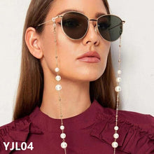 Load image into Gallery viewer, MERRYS DESIGN Glasses Chain For Women Men Acrylic Pearl Crystal Eyeglasses Chains Jewelry