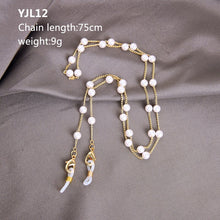 Load image into Gallery viewer, MERRYS DESIGN Glasses Chain For Women Men Acrylic Pearl Crystal Eyeglasses Chains Jewelry