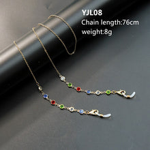 Load image into Gallery viewer, MERRYS DESIGN Glasses Chain For Women Men Acrylic Pearl Crystal Eyeglasses Chains Jewelry