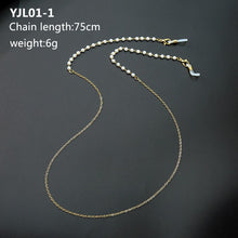 Load image into Gallery viewer, MERRYS DESIGN Glasses Chain For Women Men Acrylic Pearl Crystal Eyeglasses Chains Jewelry