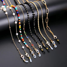 Load image into Gallery viewer, MERRYS DESIGN Glasses Chain For Women Men Acrylic Pearl Crystal Eyeglasses Chains Jewelry