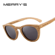 Load image into Gallery viewer, MERRYS DESIGN HAND MADE Wooden Sunglasses Men/Women Retro Polarized Sun Glasses 100% UV Protection S5268