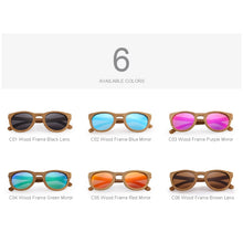 Load image into Gallery viewer, MERRYS DESIGN HAND MADE Wooden Sunglasses Men/Women Retro Polarized Sun Glasses 100% UV Protection S5268
