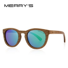 Load image into Gallery viewer, MERRYS DESIGN HAND MADE Wooden Sunglasses Men/Women Retro Polarized Sun Glasses 100% UV Protection S5268