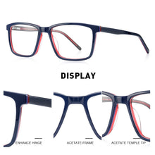 Carica l&#39;immagine nel visualizzatore di Gallery, MERRYS DESIGN Kids Anti Blue Ray Light Blocking Glasses Boys Square Computer Glasses Acetate Glasses Frames S7780FLG