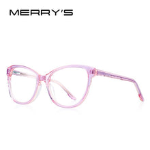 Carica l&#39;immagine nel visualizzatore di Gallery, MERRYS DESIGN Kids Anti Blue Ray Light Blocking Glasses Cat Eye Girls Eyewear Frame Acetate Glasses Frames S7785FLG