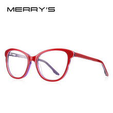 Carica l&#39;immagine nel visualizzatore di Gallery, MERRYS DESIGN Kids Anti Blue Ray Light Blocking Glasses Cat Eye Girls Eyewear Frame Acetate Glasses Frames S7785FLG