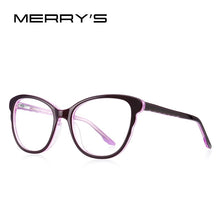 Carica l&#39;immagine nel visualizzatore di Gallery, MERRYS DESIGN Kids Anti Blue Ray Light Blocking Glasses Cat Eye Girls Eyewear Frame Acetate Glasses Frames S7785FLG