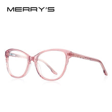 Carica l&#39;immagine nel visualizzatore di Gallery, MERRYS DESIGN Kids Anti Blue Ray Light Blocking Glasses Cat Eye Girls Eyewear Frame Acetate Glasses Frames S7785FLG
