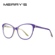 Carica l&#39;immagine nel visualizzatore di Gallery, MERRYS DESIGN Kids Anti Blue Ray Light Blocking Glasses Cat Eye Girls Eyewear Frame Acetate Glasses Frames S7785FLG
