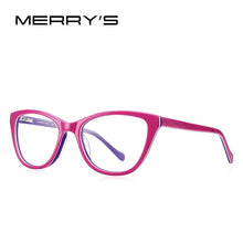 Carica l&#39;immagine nel visualizzatore di Gallery, MERRYS DESIGN Kids Anti Blue Ray Light Blocking Glasses For Girls Computer Glasses Cat Eye Acetate Glasses Frames S7790FLG