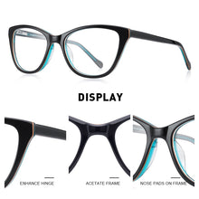 Carica l&#39;immagine nel visualizzatore di Gallery, MERRYS DESIGN Kids Anti Blue Ray Light Blocking Glasses For Girls Computer Glasses Cat Eye Acetate Glasses Frames S7790FLG