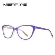 Carica l&#39;immagine nel visualizzatore di Gallery, MERRYS DESIGN Kids Anti Blue Ray Light Blocking Glasses For Girls Computer Glasses Cat Eye Acetate Glasses Frames S7790FLG