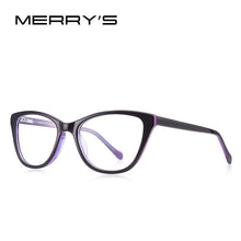 Carica l&#39;immagine nel visualizzatore di Gallery, MERRYS DESIGN Kids Anti Blue Ray Light Blocking Glasses For Girls Computer Glasses Cat Eye Acetate Glasses Frames S7790FLG