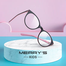 Carica l&#39;immagine nel visualizzatore di Gallery, MERRYS DESIGN Kids Anti Blue Ray Light Blocking Glasses Girls Cat Eye Eyewear Frame Acetate Glasses Frames S7813FLG