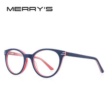Carica l&#39;immagine nel visualizzatore di Gallery, MERRYS DESIGN Kids Anti Blue Ray Light Blocking Glasses Girls Cat Eye Eyewear Frame Acetate Glasses Frames S7813FLG