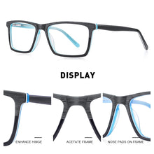Carica l&#39;immagine nel visualizzatore di Gallery, MERRYS DESIGN Kids Blue Ray Light Blocking Computer Glasses Boys Square Glasses Acetate Glasses Frames S7812FLG