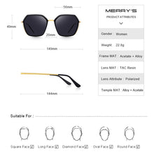 Load image into Gallery viewer, MERRYS DESIGN Ladies  Brand Trending Gradient Sunglasses Ladies Women Polarized Sun glasses UV400 Protection S6137