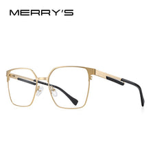 Load image into Gallery viewer, MERRYS DESIGN  Glasses Frame For Men Women Titanium Alloy Square Frames Myopia Prescription Eyeglasses S2154