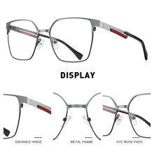 Load image into Gallery viewer, MERRYS DESIGN  Glasses Frame For Men Women Titanium Alloy Square Frames Myopia Prescription Eyeglasses S2154