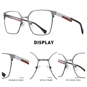 MERRYS DESIGN  Glasses Frame For Men Women Titanium Alloy Square Frames Myopia Prescription Eyeglasses S2154