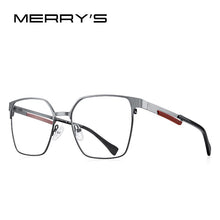 Load image into Gallery viewer, MERRYS DESIGN  Glasses Frame For Men Women Titanium Alloy Square Frames Myopia Prescription Eyeglasses S2154