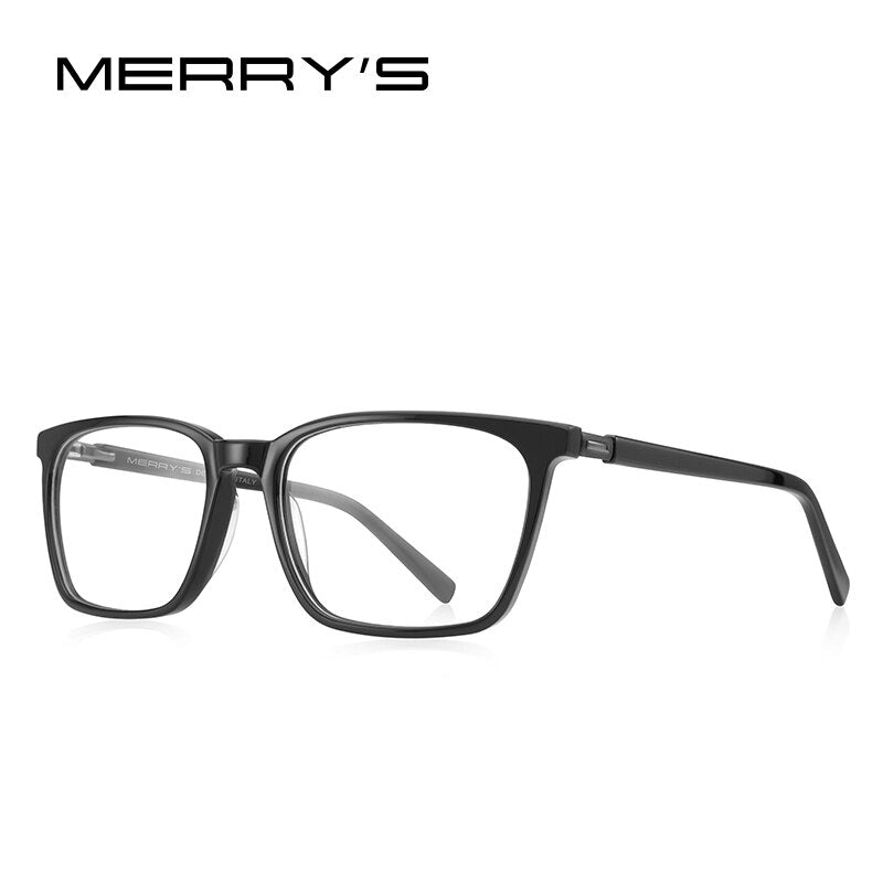 MERRYS DESIGN Men Acetate Glasses Frame Square Glasses  Prescription Glasses Frames Optical Eyewear S2277