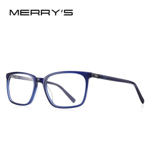 MERRYS DESIGN Men Acetate Glasses Frame Square Glasses  Prescription Glasses Frames Optical Eyewear S2277