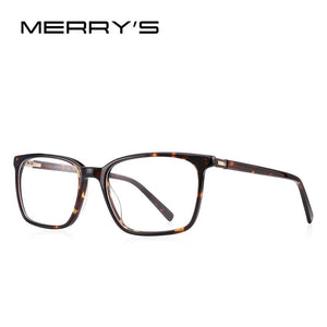 MERRYS DESIGN Men Acetate Glasses Frame Square Glasses  Prescription Glasses Frames Optical Eyewear S2277