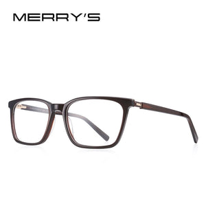 MERRYS DESIGN Men Acetate Glasses Frame Square Glasses  Prescription Glasses Frames Optical Eyewear S2277