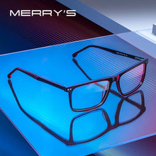 Load image into Gallery viewer, MERRYS DESIGN Men Acetate Glasses Frame Square Optics Frame  Prescription Glasses Frames Optical Eyewear S2942