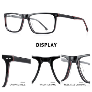 MERRYS DESIGN Men Acetate Glasses Frame Square Optics Frame  Prescription Glasses Frames Optical Eyewear S2942