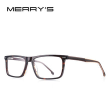 Load image into Gallery viewer, MERRYS DESIGN Men Acetate Glasses Frame Square Optics Frame  Prescription Glasses Frames Optical Eyewear S2942