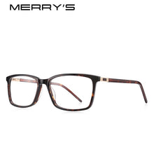 Load image into Gallery viewer, MERRYS DESIGN Men Acetate Glasses Frames Classic Square Optics Frame  Prescription Glasses Frames Optical Eyewear S2038