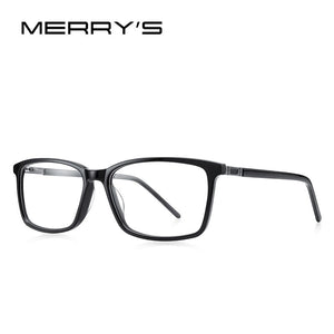 MERRYS DESIGN Men Acetate Glasses Frames Classic Square Optics Frame  Prescription Glasses Frames Optical Eyewear S2038